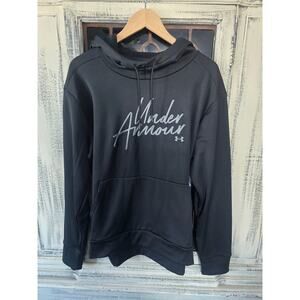 NWT Under Armour Black Hoodie Sweatshirt - Youth XL
